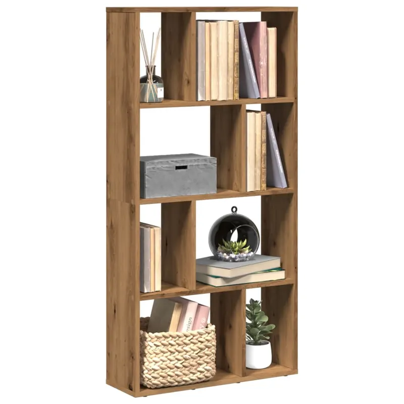 biblioteca, stejar artizanal, 60x20x120 cm, lemn prelucrat