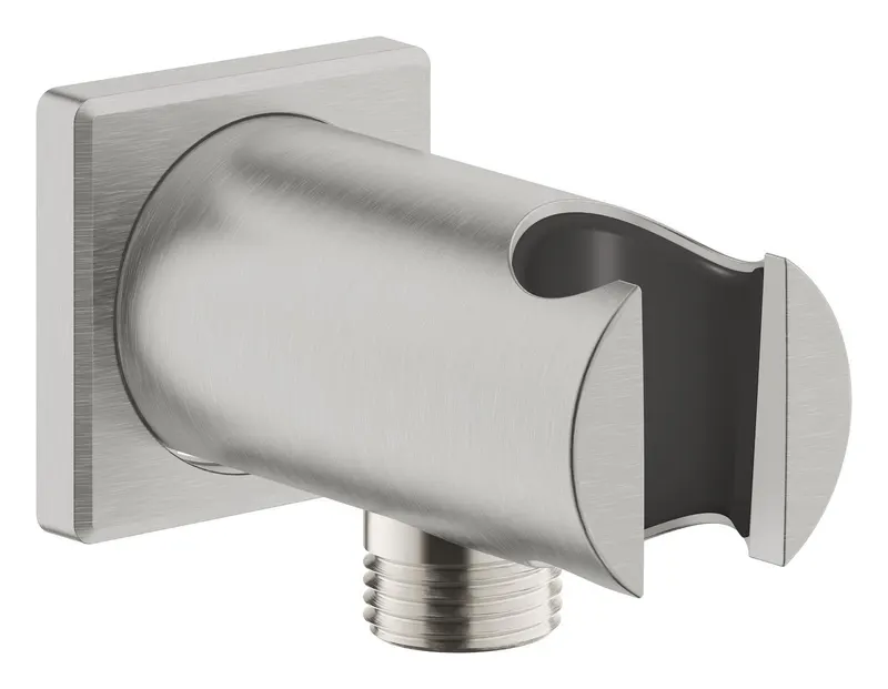 Cot iesire Grohe 26659DC0, Rainshower, 1 2 x 1 2 , suport para, mat, otel satinat