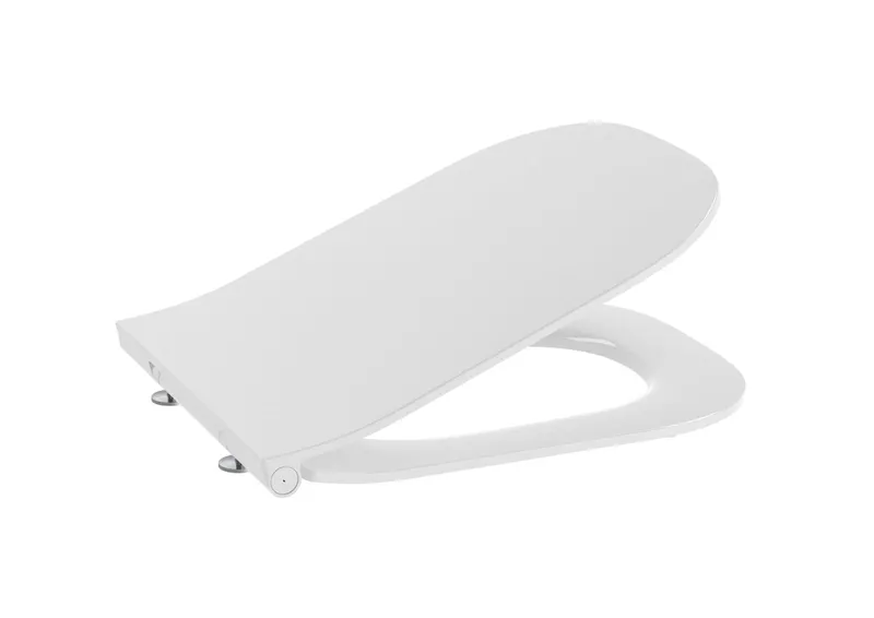 Capac WC Roca A801472003, The Gap Square, pentru wc, capac softclose, slim, utilizare igienica si eficienta, alb