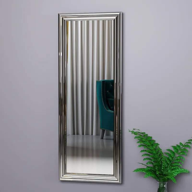 Oglindă Smooth - Silver, Argint, 105x40 cm - Argintiu