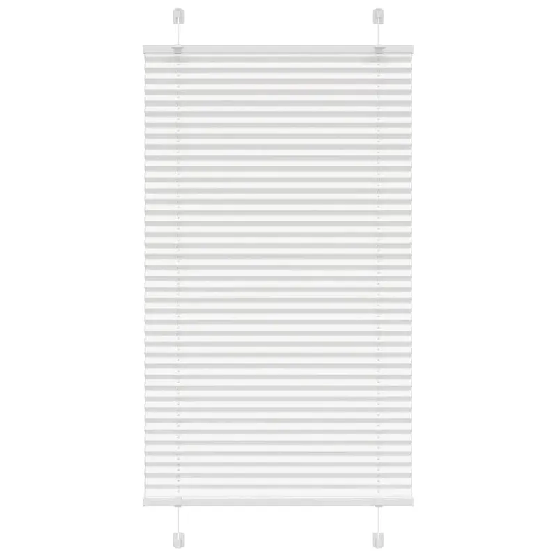 jaluza plisata alb 70x150 cm latime tesatura 69,4cm poliester