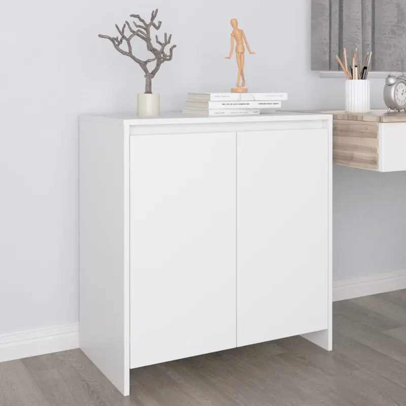 servanta, alb, 70x41x75 cm, lemn prelucrat