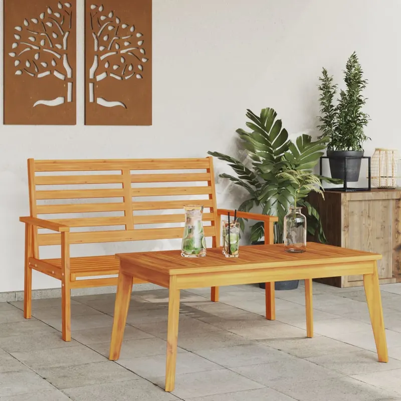 set de gradina, lemn masiv de acacia