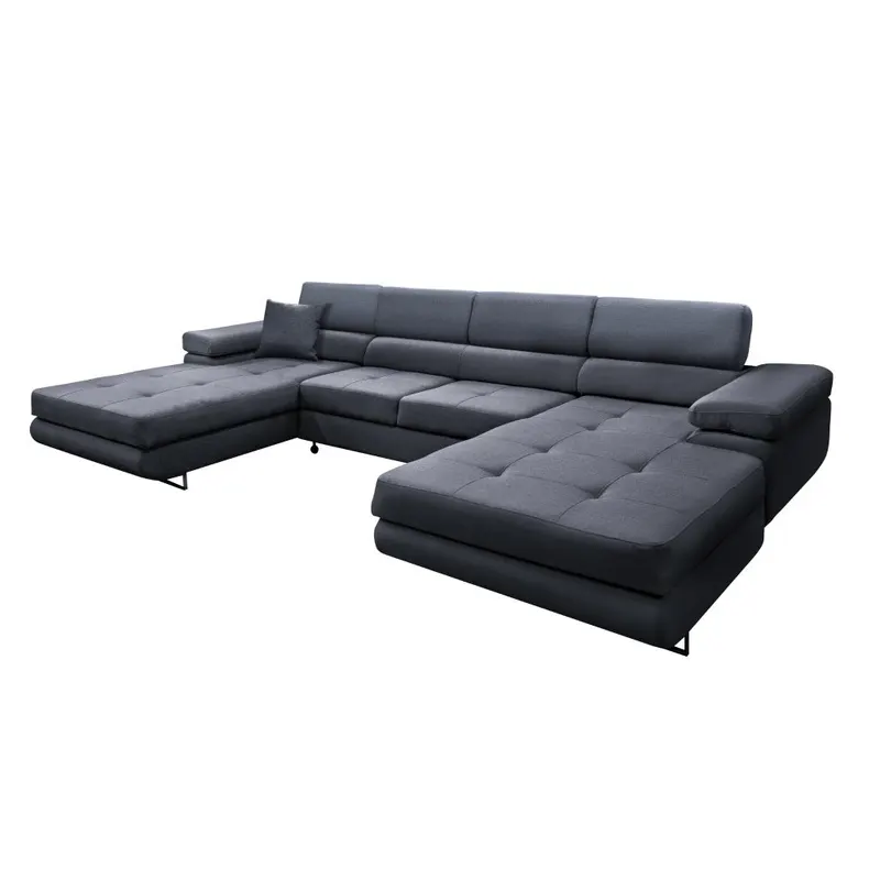 Coltar extensibil AMERITA U 350 CM - Gri inchis