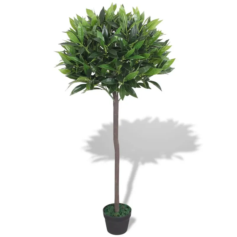 dafin artificial cu ghiveci, 125 cm, verde
