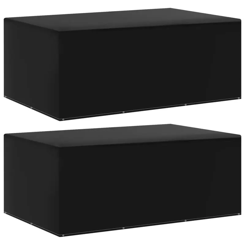 huse mobilier gradina, 2 buc., 225x143x90 cm, 7 ocheti