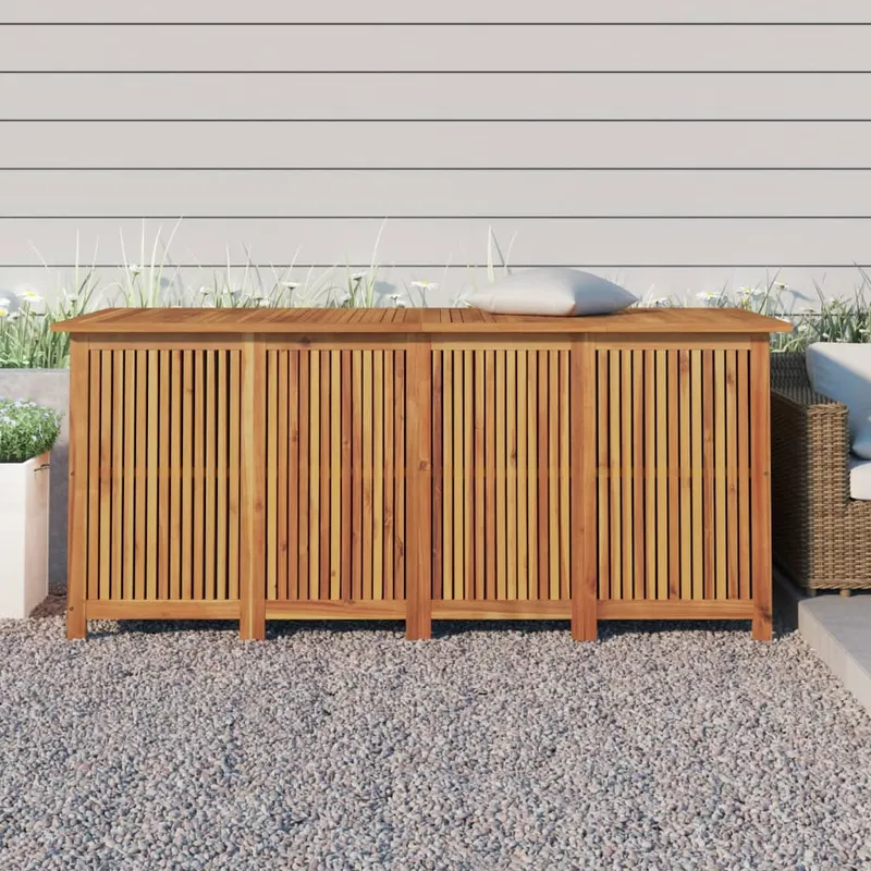 lada depozitare pentru gradina 175x80x75 cm lemn masiv acacia