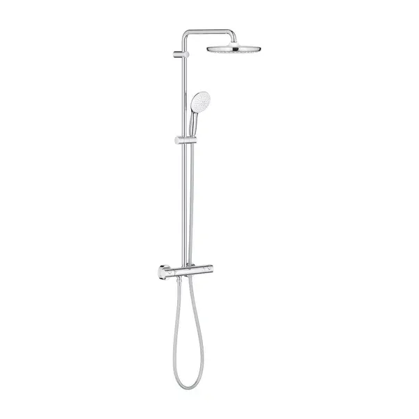 Sistem de dus Grohe 26670001, Tempesta 250, tip incastrare aparent, pentru dus, pentru un dus confortabil zilnic, crom