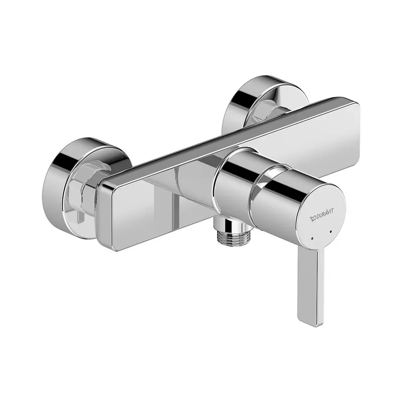 Baterie dus Duravit DE4230000010, D-Neo, tip incastrare aparent, compatibil cu instalatii sanitare standard, crom