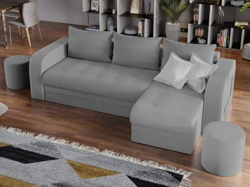 Coltar Extensibil Juno Gri Deschis — imaginea 2