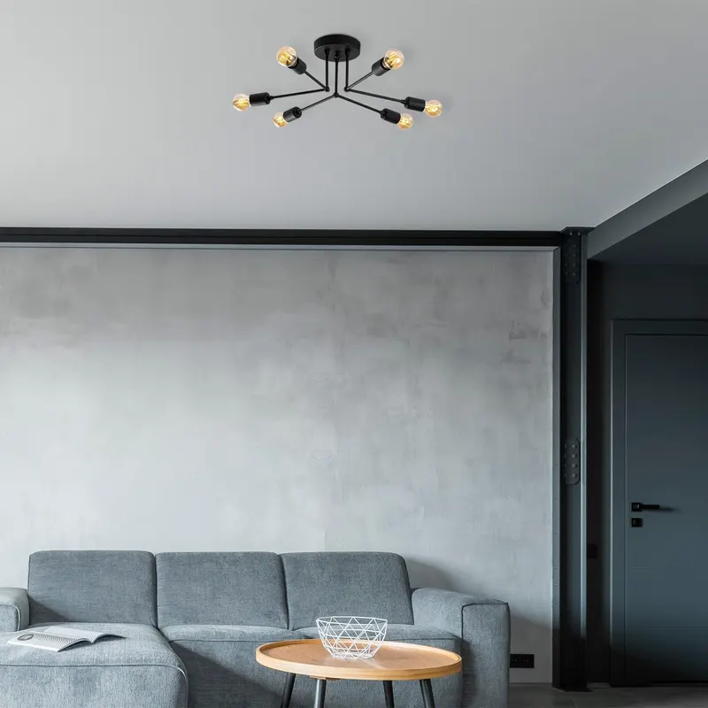 Lustra Sparrow Chandelier, Negru - Negru