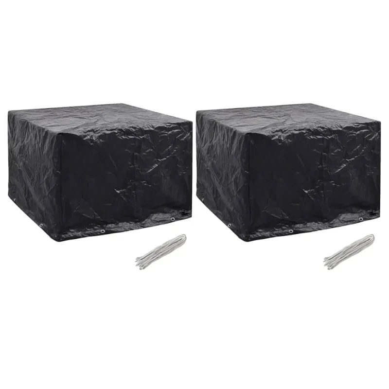 huse mobilier gradina, 2 buc., 8 ocheti, 122 x 112 x 98 cm