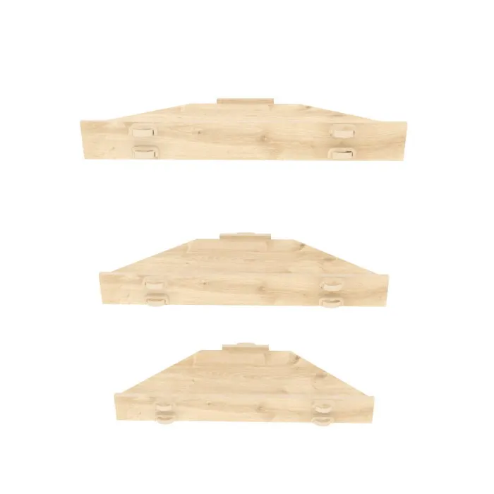 Raft suspendat EDIS, stejar, 39,4x14,5x5 cm