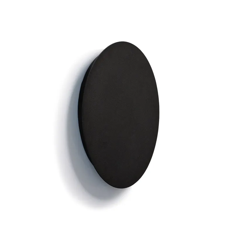Aplica de perete FAZURA - Negru / Ø35 cm