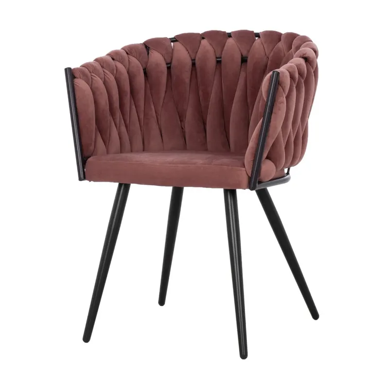 Scaun ANDRA SOFT VELVET - Roz