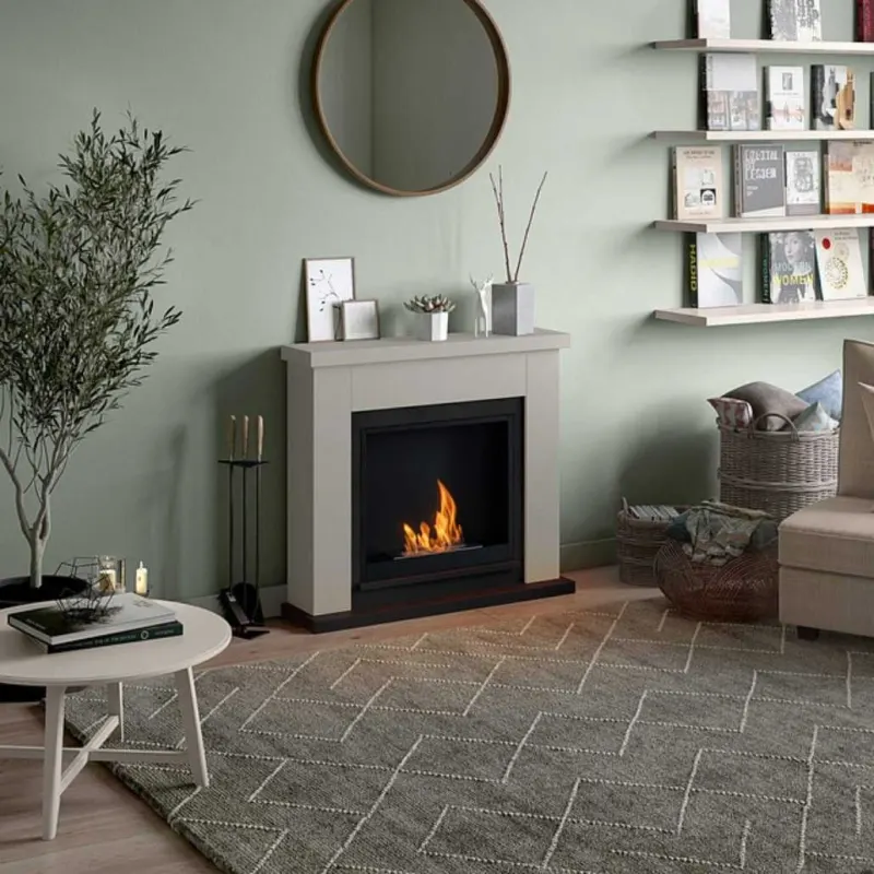 Frode Light Beige Semineu cu bioetanol FreeFlame
