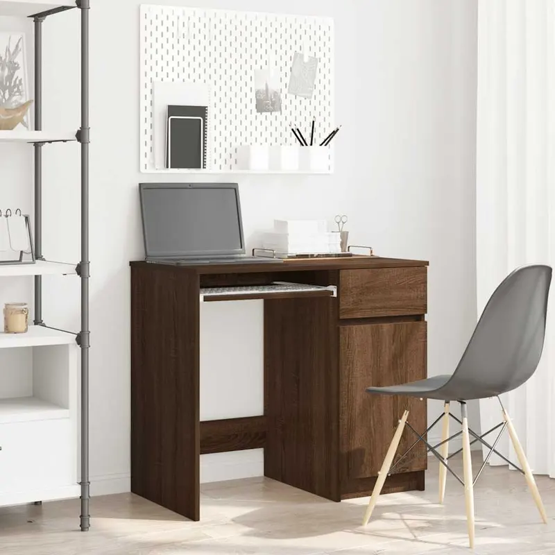 birou stejar maro 86x49x76 cm lemn prelucrat