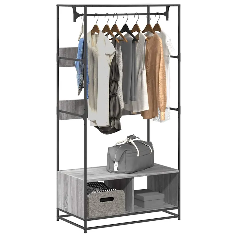 sifonier, gri sonoma, 90x50x180 cm, lemn prelucrat