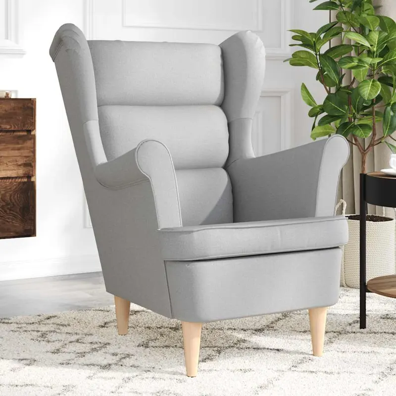fotoliu, gri nor, 74x84x100 cm, textil