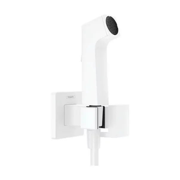 Dus igienic alb mat Hansgrohe S EcoSmart Bidette