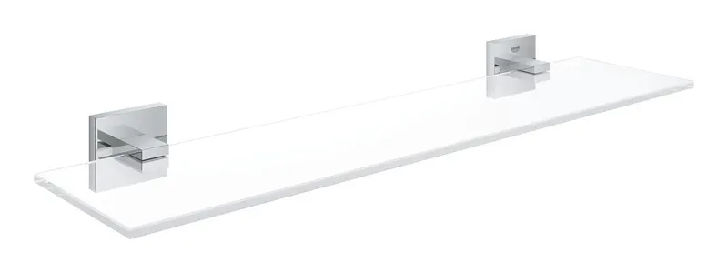 Raft baie Grohe 41109000, 500 mm, 145 mm, 2 orificii instalare, pe perete, metal, elemente fixare ascunse, Crom