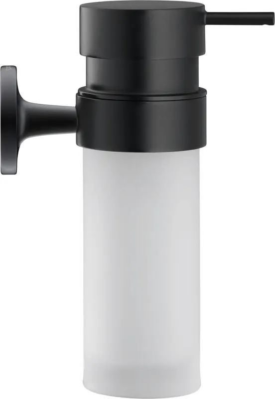 Dozator sapun Duravit 0099354600, baie Starck T, tip instalare pe perete, design modern, fixare sigura, negru
