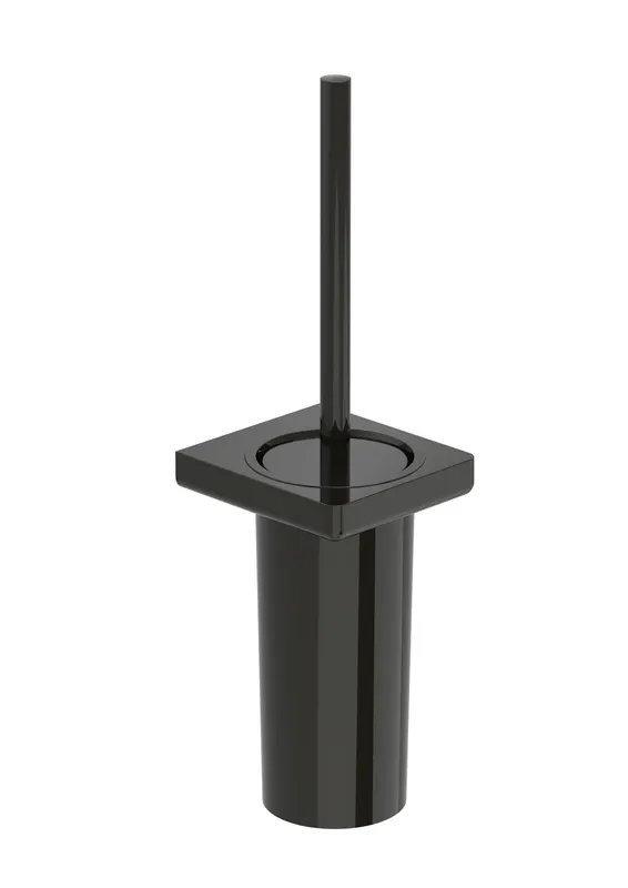 Set perie WC Roca A817036CN0, Perie Tempo, numar orificii instalare 2, tip instalare pe perete, negru