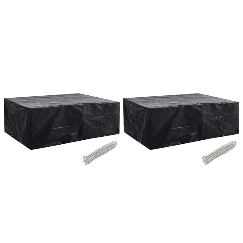 huse mobilier gradina, 2 buc., 8 ocheti, 242 x 162 x 100 cm