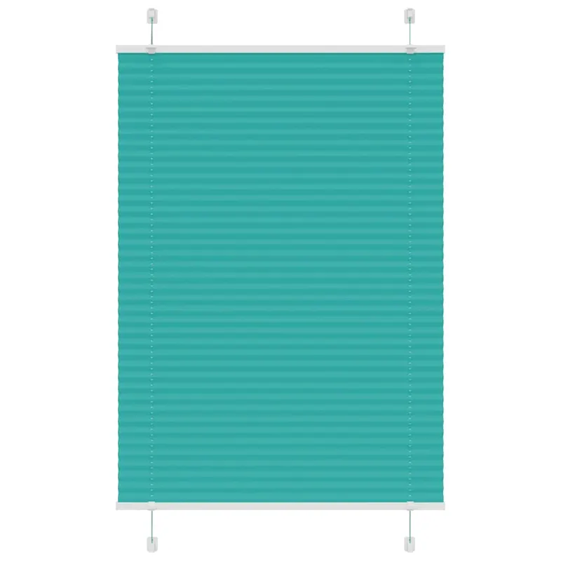 jaluza plisata verde petrol 95x150 cm latime tesatura 94,4 cm