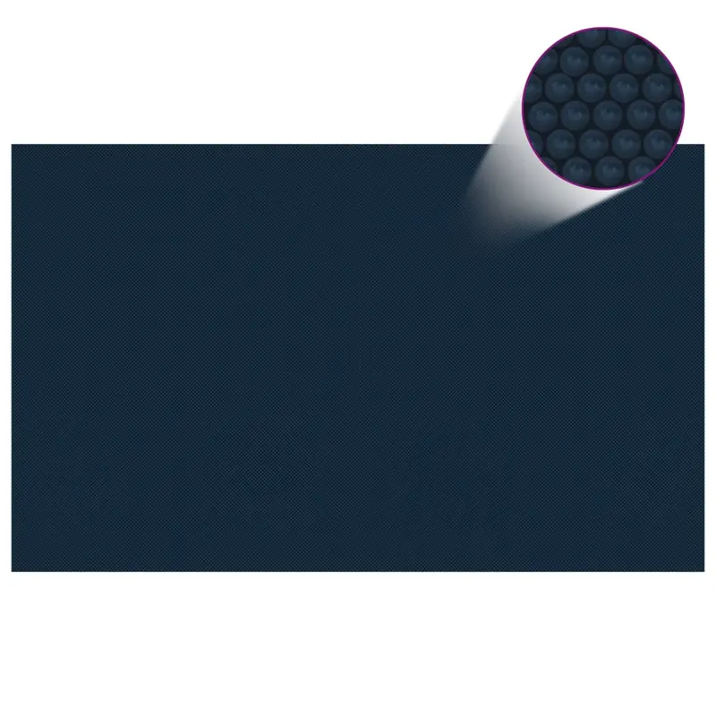 folie solara plutitoare de piscina negru/albastru 260x160 cm pe