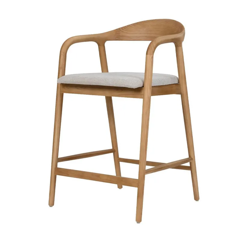 Scaun de bar CENTO OAK H65CM - Beige