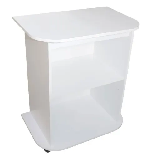 Comoda TV pe role, alba, 69 x 80 x 45 cm