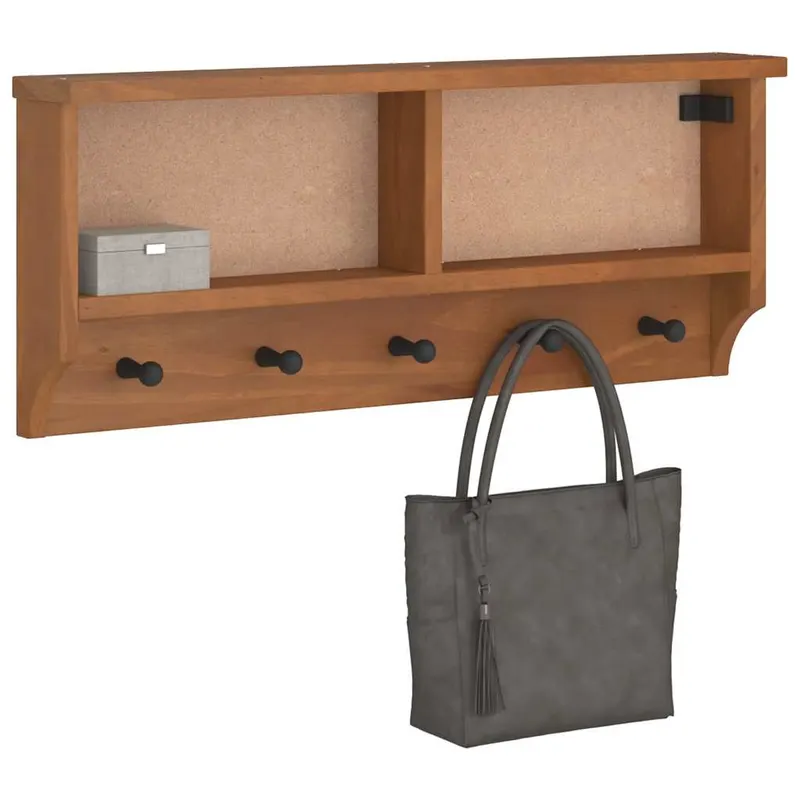 suport pentru haine sandnes 87x12x35 cm lemn masiv de pin