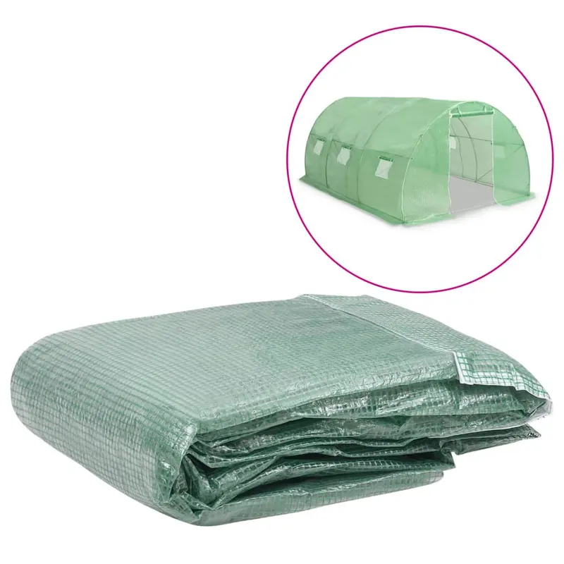 copertina rezerva pentru sera (13,5 m2), verde, 300x450x200 cm