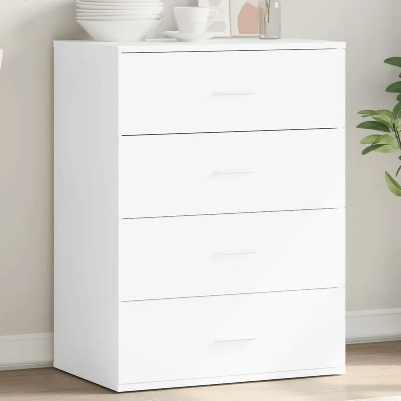 dulap, alb, 60x39x80 cm, lemn prelucrat