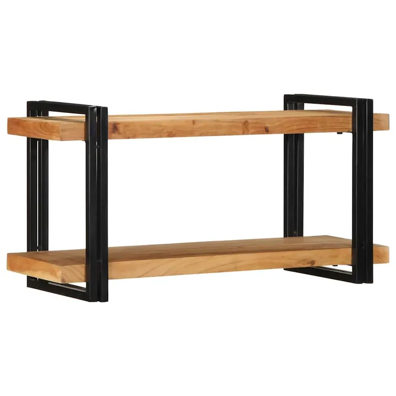 raft de perete 90x33x45 cm din lemn masiv de salcam