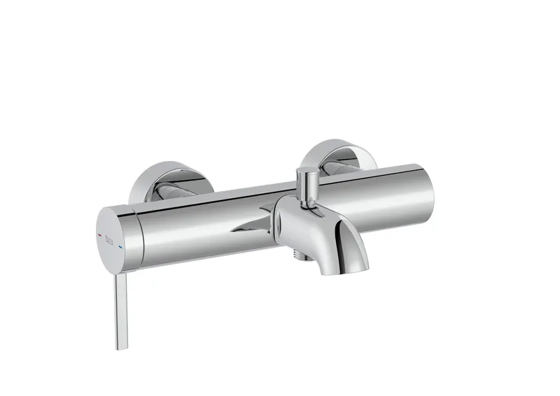 Baterie cada Roca A5A029EC00, 0.8 bar, 172 mm, 267 mm, 119 mm, 2 orificii instalare, 1 2 dimensiune racord, Crom