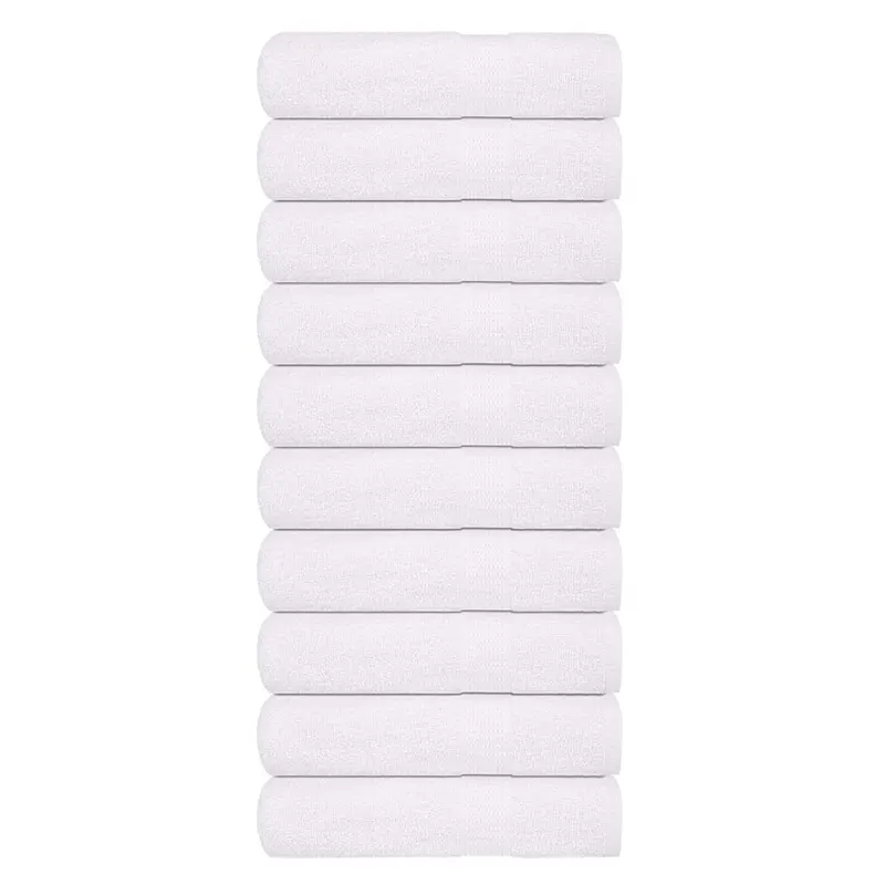 Prosoape de maini, frogn, 10 buc., alb, 50x100 cm, 360 g/m2