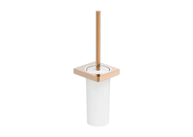Set perie WC Roca A817036RG0, Perie Tempo, numar orificii instalare 2, tip instalare pe perete, cupru