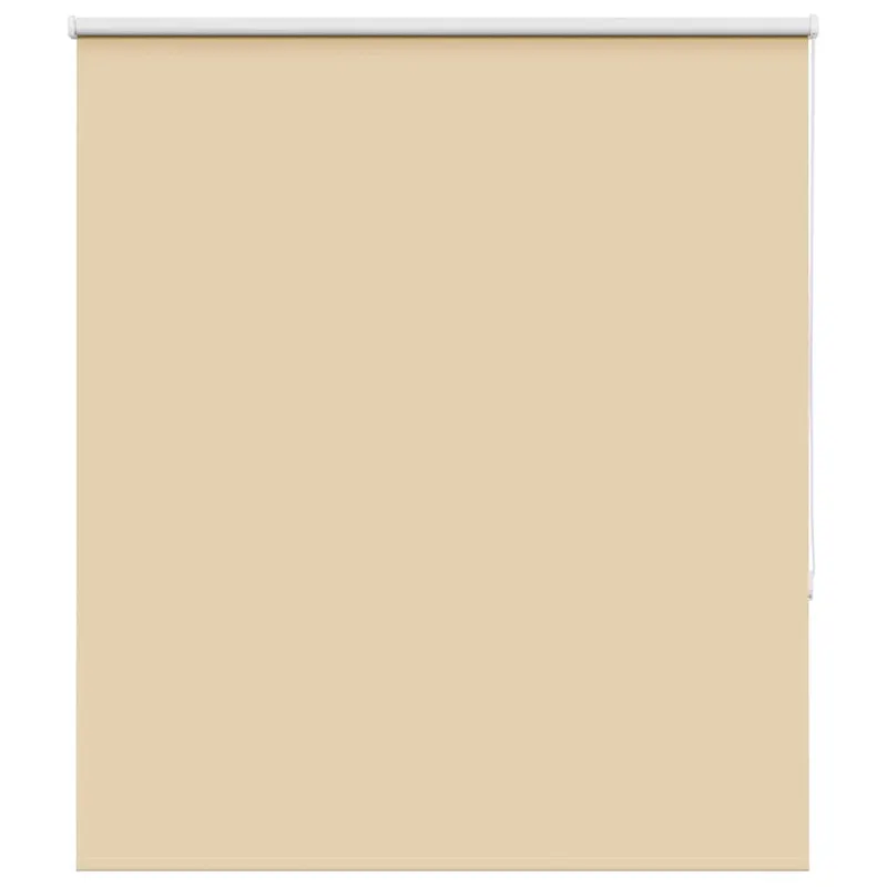 jaluza cu role opace bej 130x150 cm latime material 126,6 cm