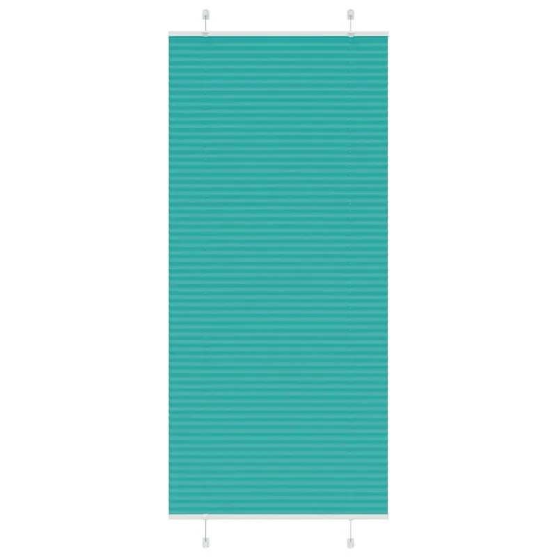 jaluza plisata verde petrol 90x200 cm latime tesatura 89,4 cm