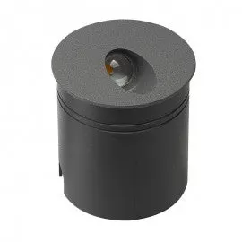 Aplica de perete incastrata MONI ROUND - Gri inchis