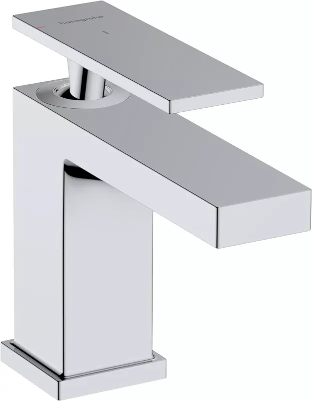 Baterie lavoar Hansgrohe Tecturis E, S, 135 mm, pornire rece, crom, 73001000