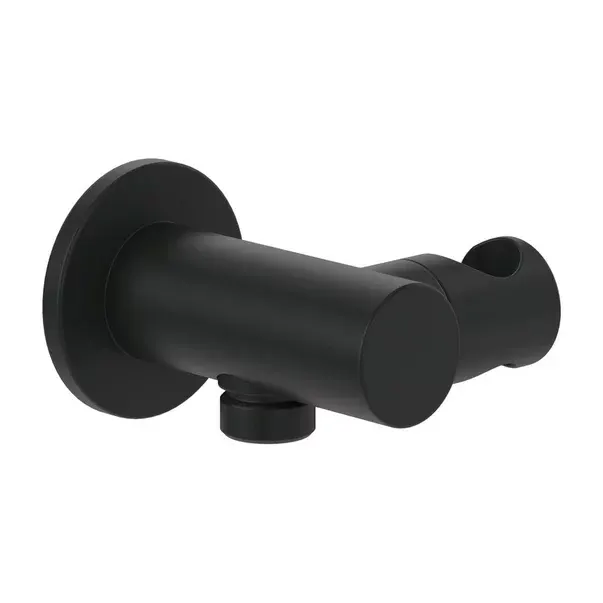 Cot de iesire dus VilleroyBoch Universal rotund cu suport para negru mat