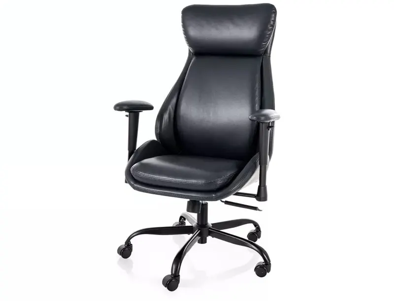 Scaun de birou NERFEIL PU - Negru