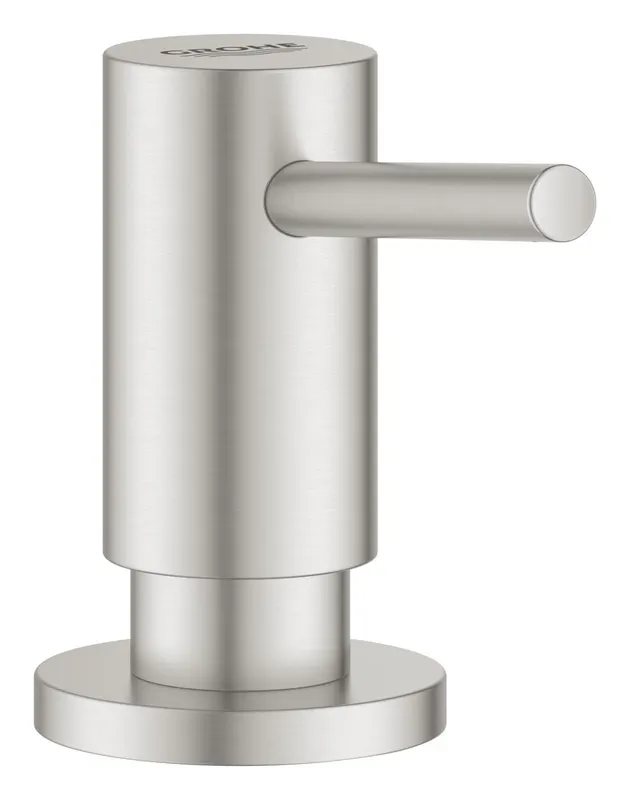 Dozator sapun bucatarie Grohe 40535DC0, Cosmo, incastrat, 400 ml, mat, otel satinat