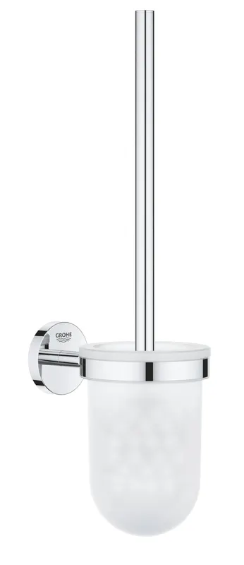 Perie WC Grohe 40463001, 374 mm, 138 mm, 1 orificii instalare, pe perete, sticla, metal, elemente fixare ascunse, Crom