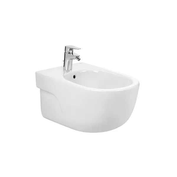 Bideu Roca A357248000, 560 mm, 360 mm, 300 mm, 1 nr orificii baterie, suprafata antiaderent, suspendat, Alb