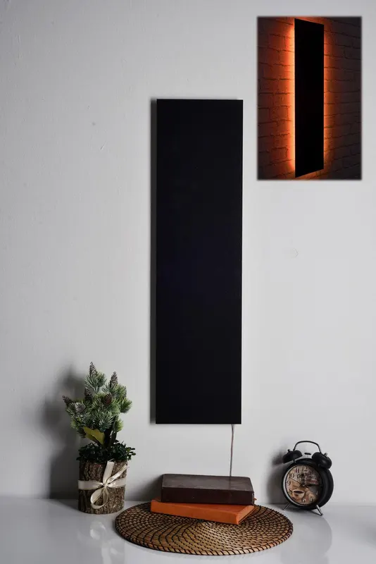 Iluminat decorativ LED Rectangle, 75 x 20 cm - Roșu