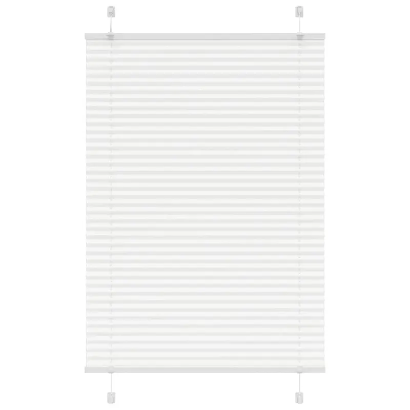 jaluza plisata alb 90x150 cm latime tesatura 89,4cm poliester
